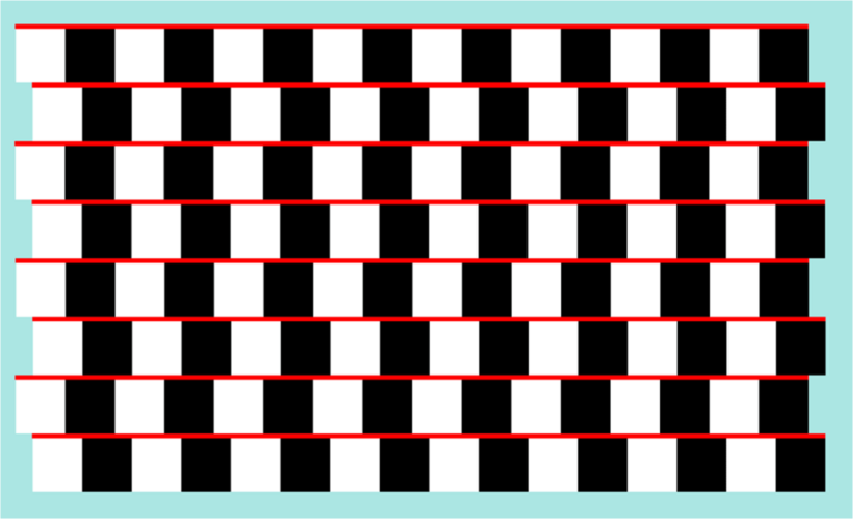 Cafe wall illusion 이미지 1